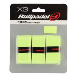 BLISTER 3 OVERGRIPS BULLPADEL AMARILLO FLUOR