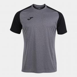 CAMISETA JOMA ACADEMY IV GRIS MELANGE NEGRO