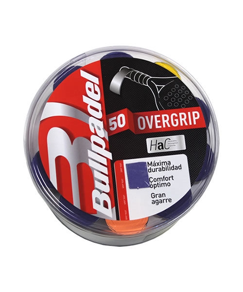 CUBO 50 OVERGRIPS BULLPADEL COLORES