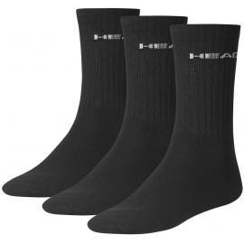 CALCETINES HEAD CREW 3 PARES NEGROS