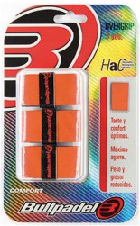 BLISTER 3 OVERGRIPS BULLPADEL NARANJA FLUOR
