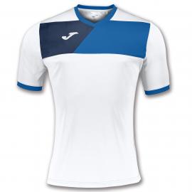 CAMISETA JOMA CREW II WHITE-ROYAL