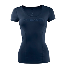 CAMISETA HEAD ESSENTIAL AZUL MARINO WOMEN