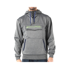 SUDADERA BULLPADEL CRU GRIS