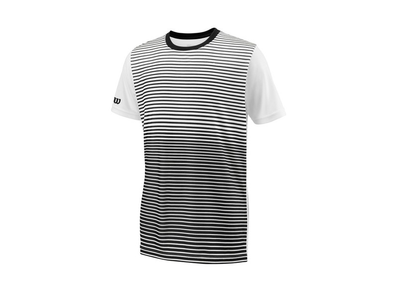 CAMISETA WILSON B TEAM STRIPED CREW NEGRO JUNIOR