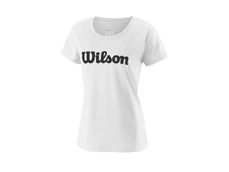 CAMISETA WILSON W UWIISCRIPT TECH TEE WHITE