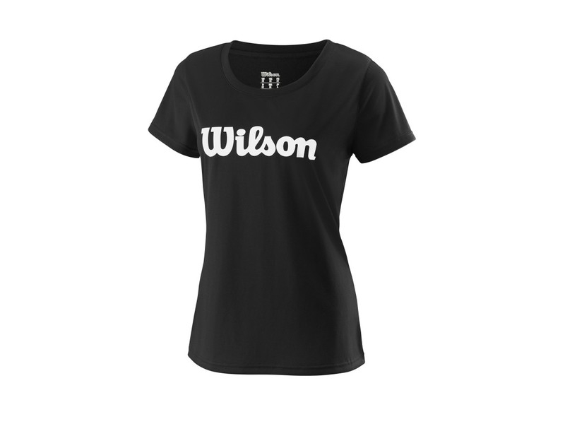 CAMISETA WILSON W UWIISCRIPT TECH TEE BLACK