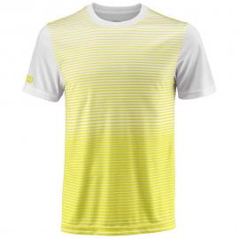CAMISETA WILSON M TEAM STRIPED CREW YELLOW