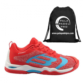ZAPATILLAS BULLPADEL BEKER PERF W 21 ROJO