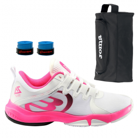 ZAPATILLAS BULLPADEL FLOW HYBRID FLY WOMEN BLANCO