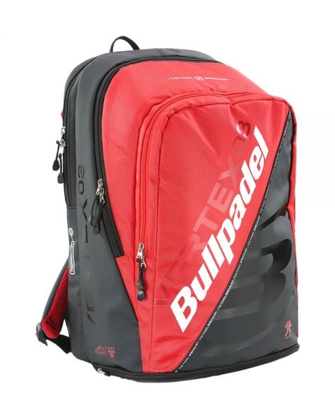 MOCHILA BULLPADEL BPM22007 VERTEX NEGRO ROJO