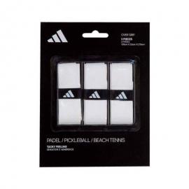 BLISTER 3 OVERGRIPS ADIDAS BLANCO