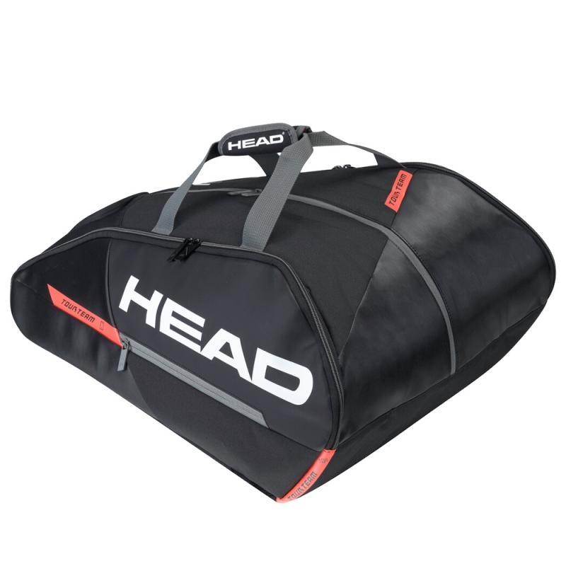 PALETERO HEAD TOUR TEAM PADEL MONSTERCOMBI BLACK ORANGE 2022
