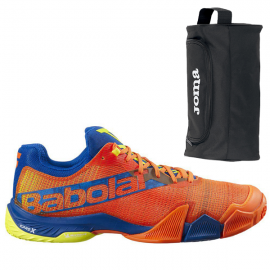 ZAPATILLAS BABOLAT JET PREMURA 2022 ORANGE BLUE