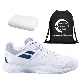 ZAPATILLAS BABOLAT PULSION WHITE/ESTATE BLUE 30S21346