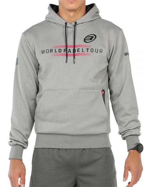 SUDADERA BULLPADEL RADU WPT GRIS MEDIO VIGORE 2022