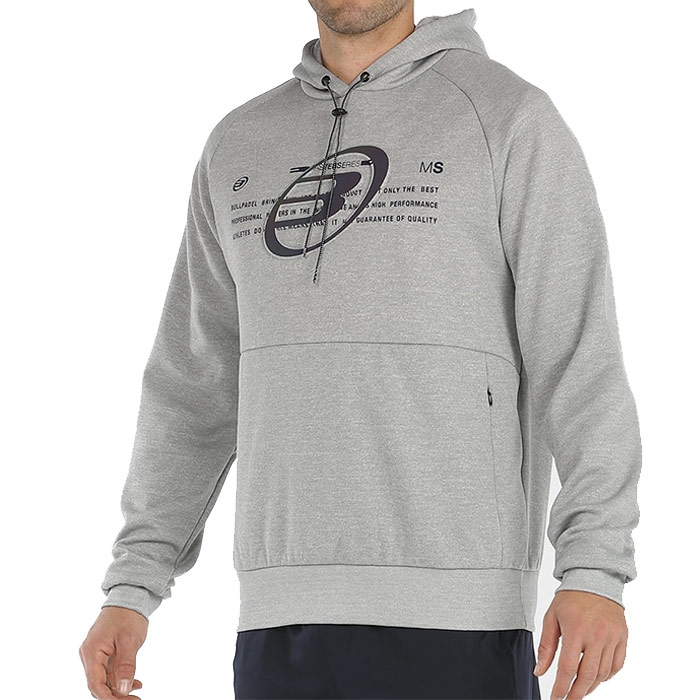 SUDADERA BULLPADEL LADYAR GRIS
