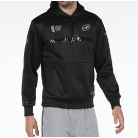 SUDADERA BULLPADEL LARDO NEGRA 005 2023