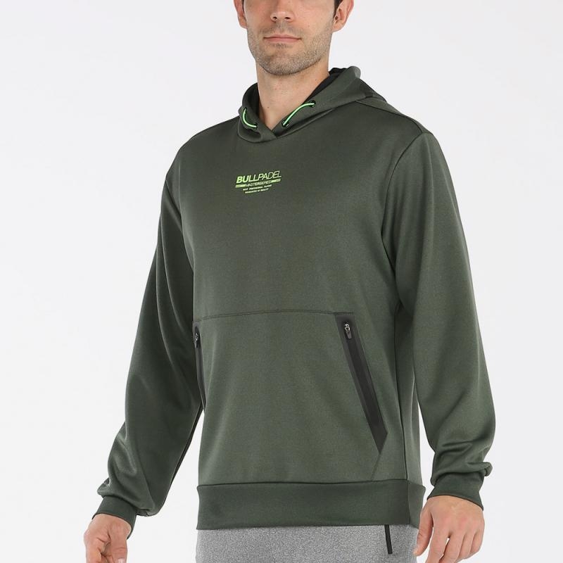 SUDADERA BULLPADEL LEZ KAKI