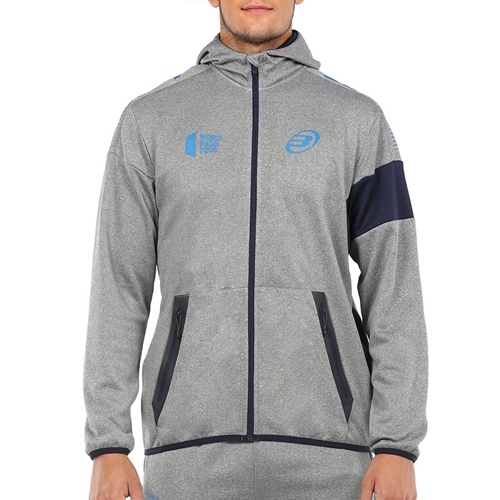 SUDADERA BULLPADEL VIJES WPT GRIS MEDIO VIGORE