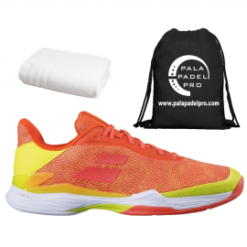 ZAPATILLAS BABOLAT JET TERE MEN NARANJA-AMARILLO FLOUR